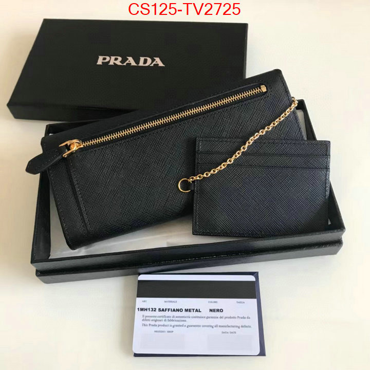 Prada Bags(TOP)-Wallet perfect replica ID: TV2725 $: 125USD,