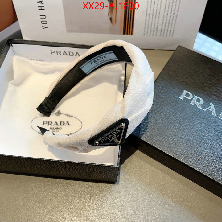 Hair band-Prada high quality customize ID: AJ1800 $: 29USD