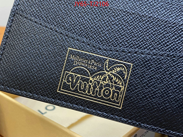 LV Bags(TOP)-Wallet best replica 1:1 ID: TJ2106 $: 65USD,