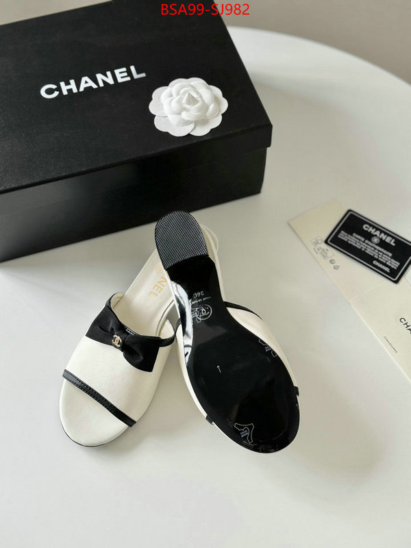 Women Shoes-Chanel high-end designer ID: SJ982 $: 99USD