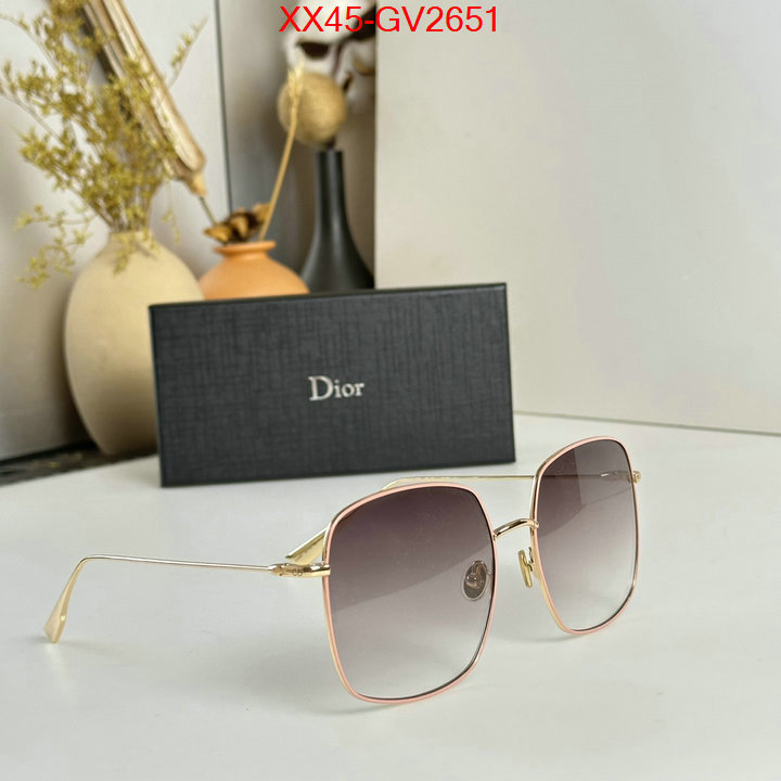 Glasses-Dior where quality designer replica ID: GV2651 $: 45USD