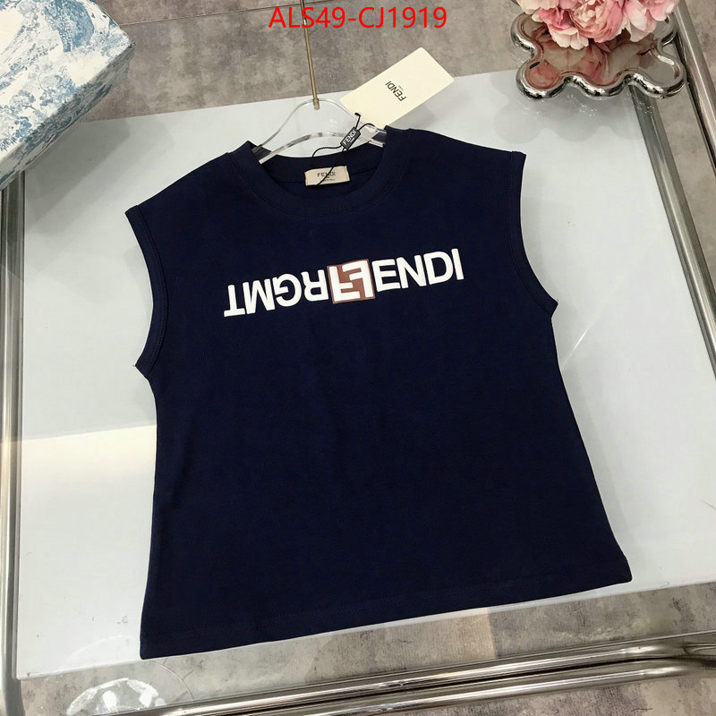 Kids clothing-Fendi wholesale 2024 replica ID: CJ1919 $: 49USD