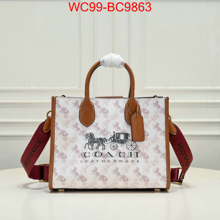 Coach Bags(4A)-Handbag- practical and versatile replica designer ID: BC9863 $: 99USD,