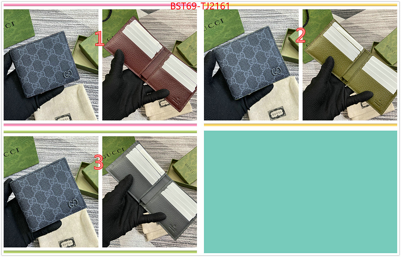 Gucci Bags(TOP)-Wallet- outlet sale store ID: TJ2161 $: 69USD,