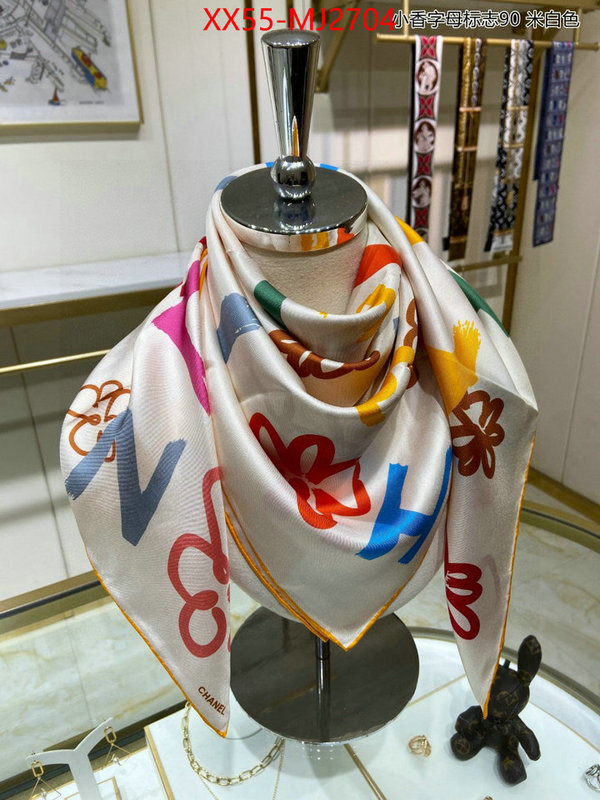 Scarf-Chanel what's the best place to buy replica ID: MJ2704 $: 55USD