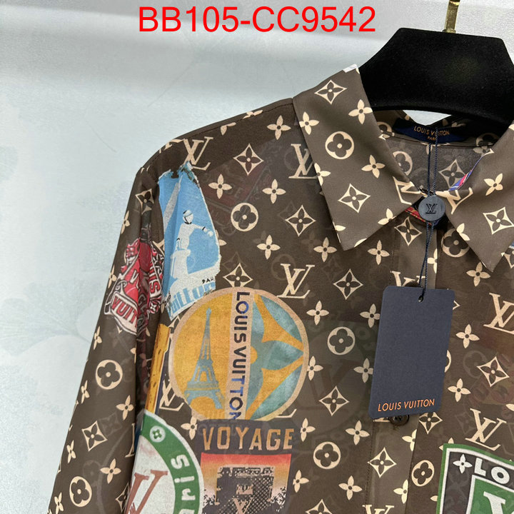 Clothing-LV what is top quality replica ID: CC9542 $: 105USD