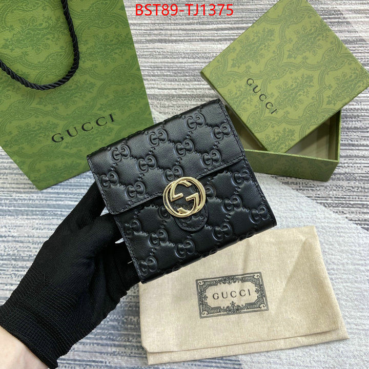 Gucci Bags(TOP)-Wallet- luxury cheap replica ID: TJ1375 $: 89USD,