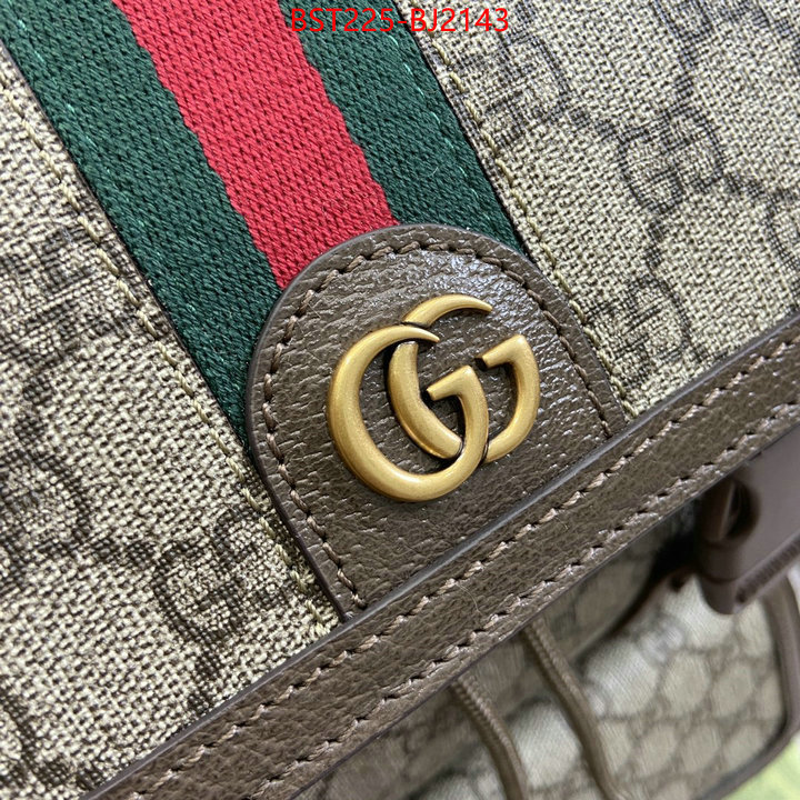 Gucci Bags(TOP)-Backpack- outlet 1:1 replica ID: BJ2143 $: 225USD,