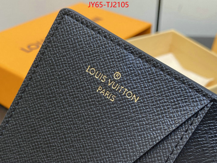 LV Bags(TOP)-Wallet sale outlet online ID: TJ2105 $: 65USD,