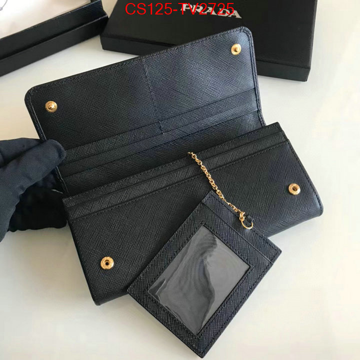 Prada Bags(TOP)-Wallet perfect replica ID: TV2725 $: 125USD,