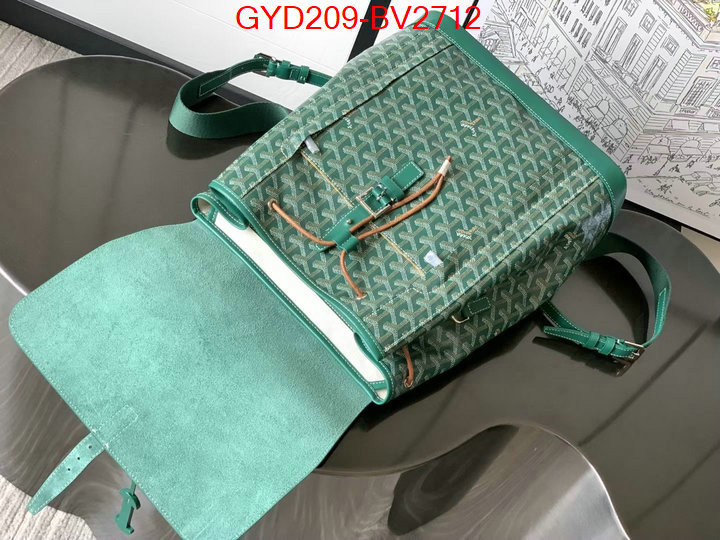 Goyard Bags(TOP)-Backpack- replica us ID: BV2712 $: 209USD,