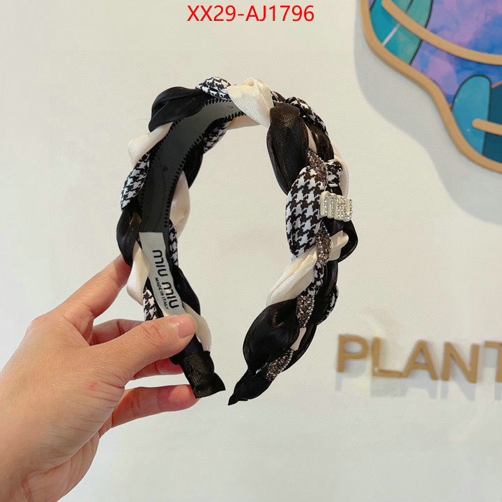 Hair band-MIU MIU high quality customize ID: AJ1796 $: 29USD