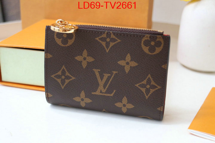 LV Bags(TOP)-Wallet high quality customize ID: TV2661 $: 69USD,