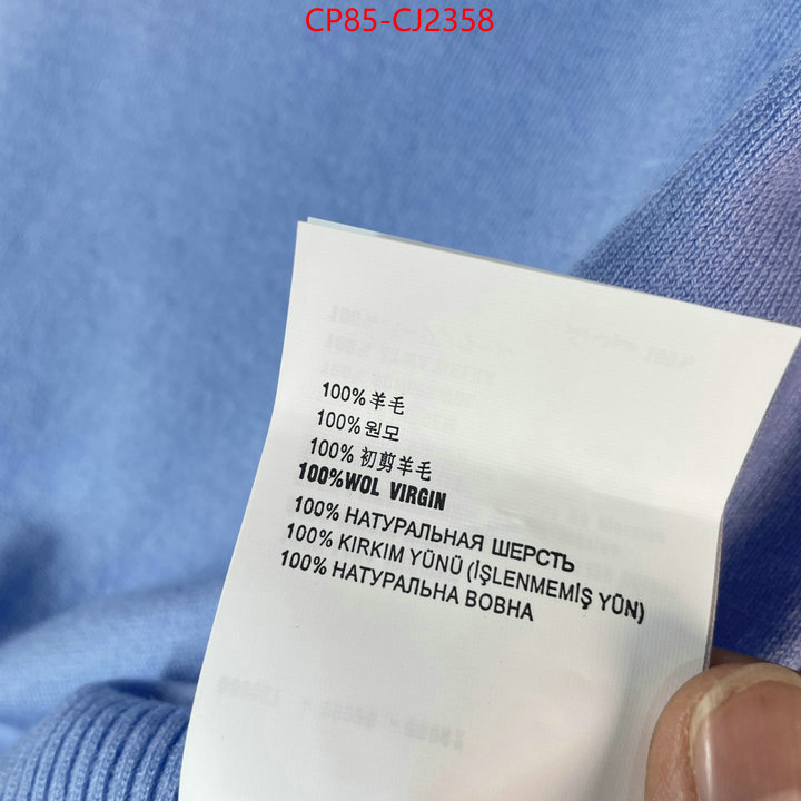 Clothing-MIU MIU replica 1:1 high quality ID: CJ2358 $: 85USD