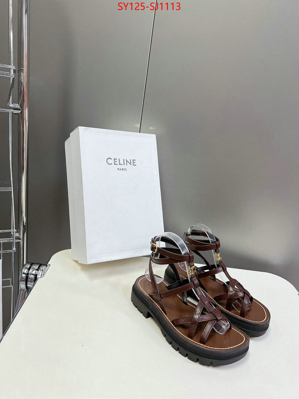 Women Shoes-CELINE mirror copy luxury ID: SJ1113 $: 125USD