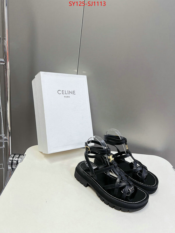 Women Shoes-CELINE mirror copy luxury ID: SJ1113 $: 125USD