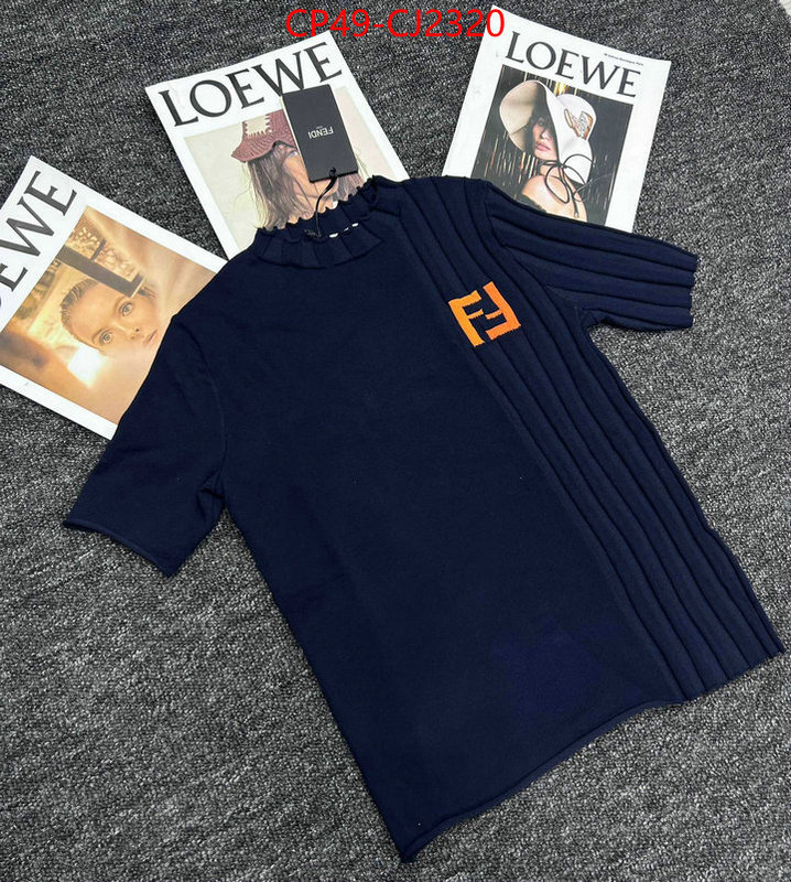 Clothing-Fendi 1:1 ID: CJ2320 $: 49USD