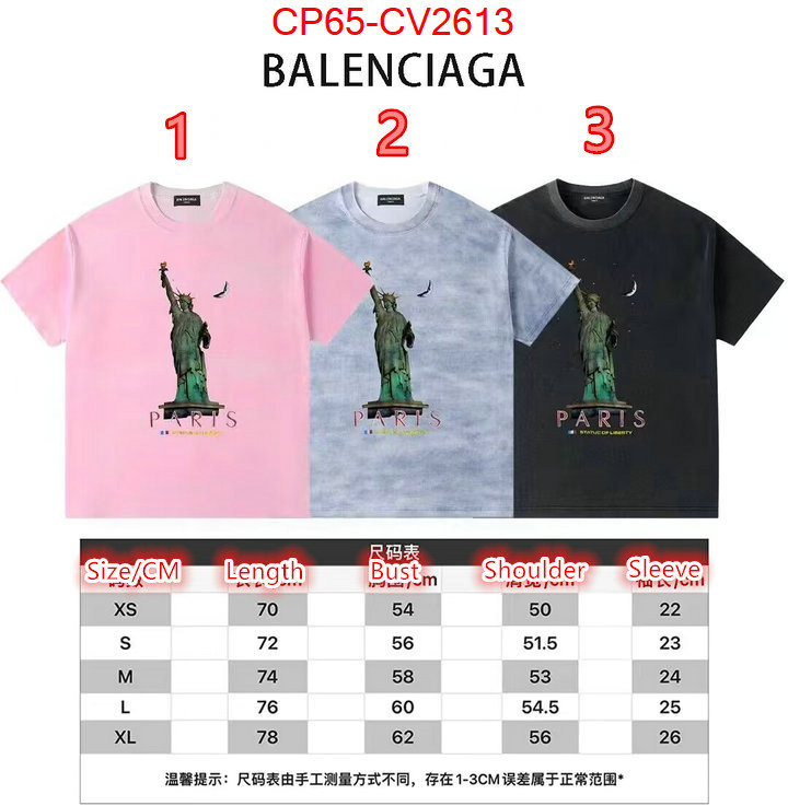 Clothing-Balenciaga online from china ID: CV2613 $: 65USD