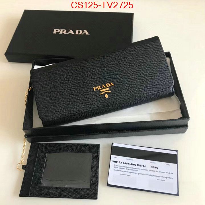 Prada Bags(TOP)-Wallet perfect replica ID: TV2725 $: 125USD,