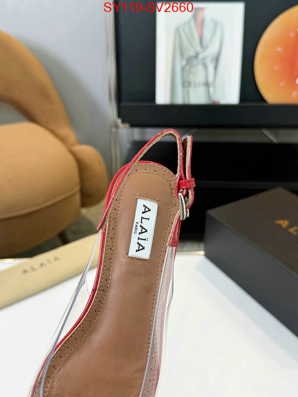 Women Shoes-ALAIA where can you buy replica ID: SV2660 $: 119USD