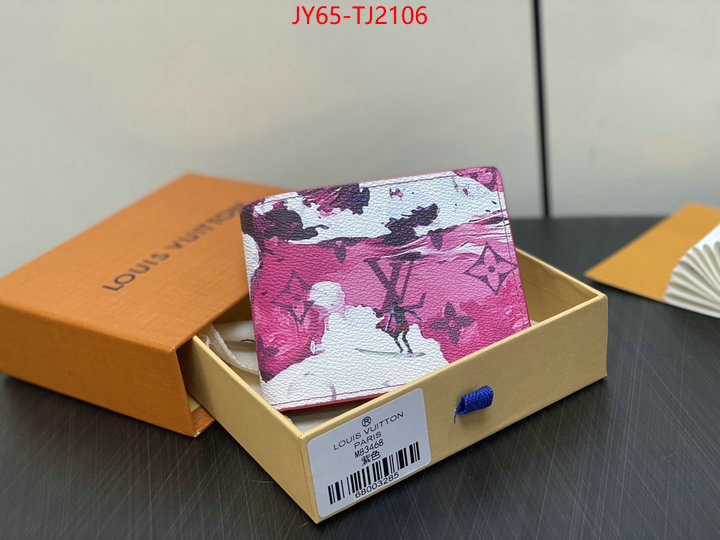 LV Bags(TOP)-Wallet best replica 1:1 ID: TJ2106 $: 65USD,