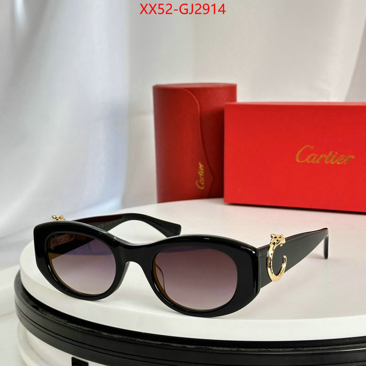 Glasses-Cartier buy luxury 2024 ID: GJ2914 $: 52USD