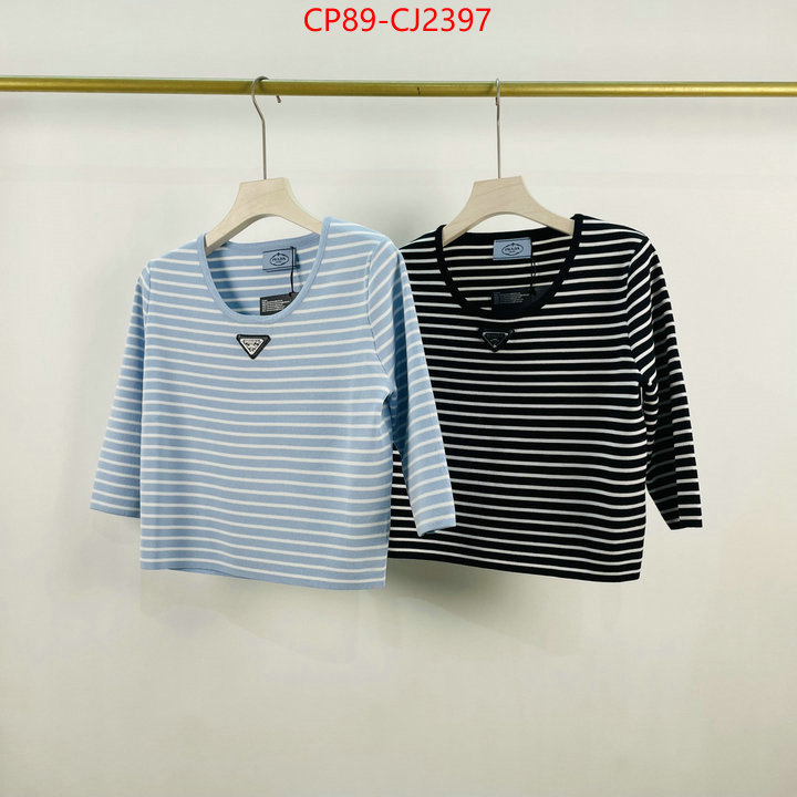 Clothing-Prada replicas ID: CJ2397 $: 89USD