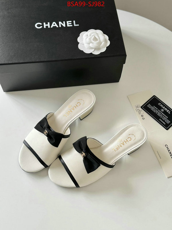 Women Shoes-Chanel high-end designer ID: SJ982 $: 99USD