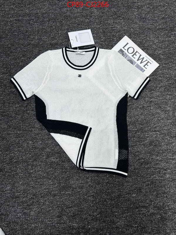 Clothing-Chanel online shop ID: CJ2266 $: 89USD