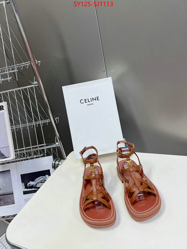 Women Shoes-CELINE mirror copy luxury ID: SJ1113 $: 125USD