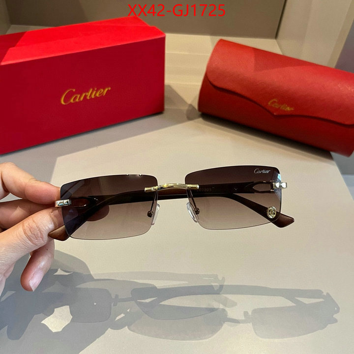 Glasses-Cartier best quality designer ID: GJ1725 $: 42USD