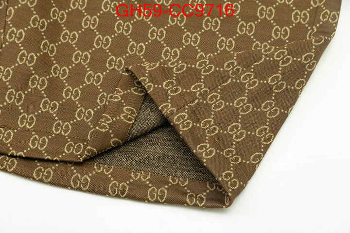 Clothing-Gucci highest product quality ID: CC9716 $: 59USD