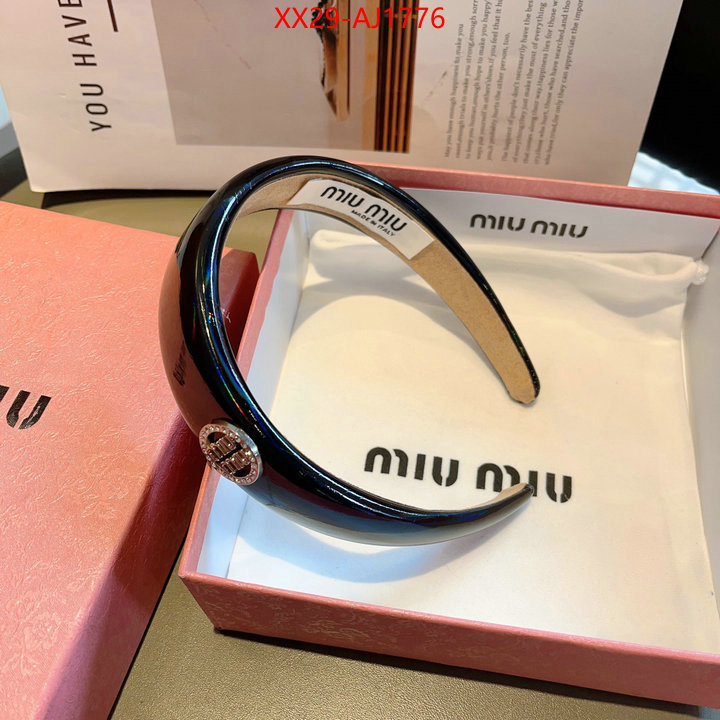 Hair band-MIU MIU find replica ID: AJ1776 $: 29USD