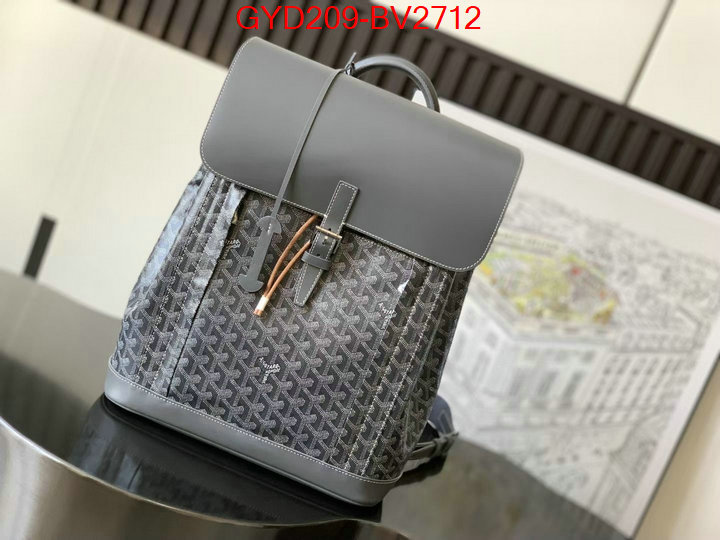 Goyard Bags(TOP)-Backpack- replica us ID: BV2712 $: 209USD,