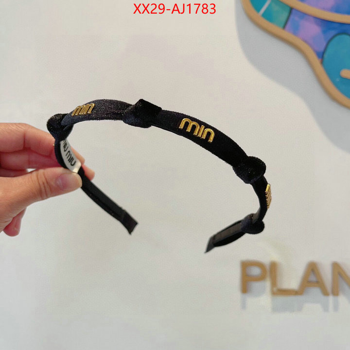 Hair band-MIU MIU good ID: AJ1783 $: 29USD