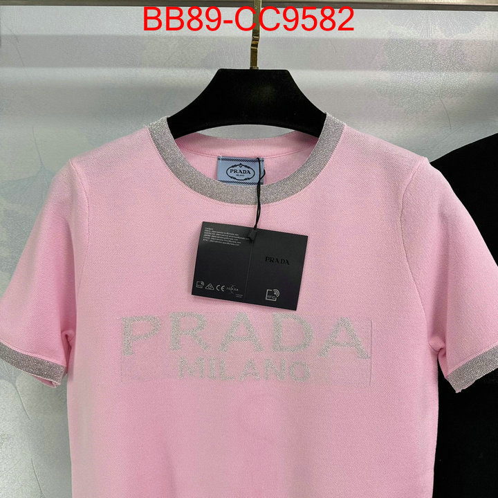 Clothing-Prada fake aaaaa ID: CC9582 $: 89USD