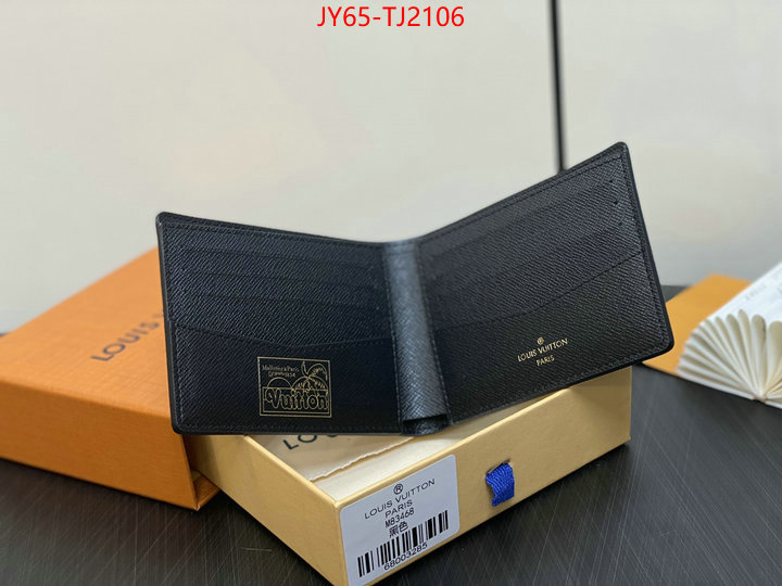 LV Bags(TOP)-Wallet best replica 1:1 ID: TJ2106 $: 65USD,