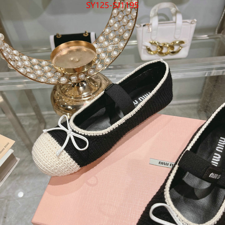 Women Shoes-Miu Miu what is a 1:1 replica ID: SJ1195 $: 125USD