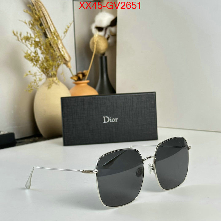 Glasses-Dior where quality designer replica ID: GV2651 $: 45USD