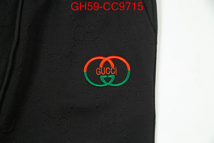 Clothing-Gucci aaaaa+ quality replica ID: CC9715 $: 59USD