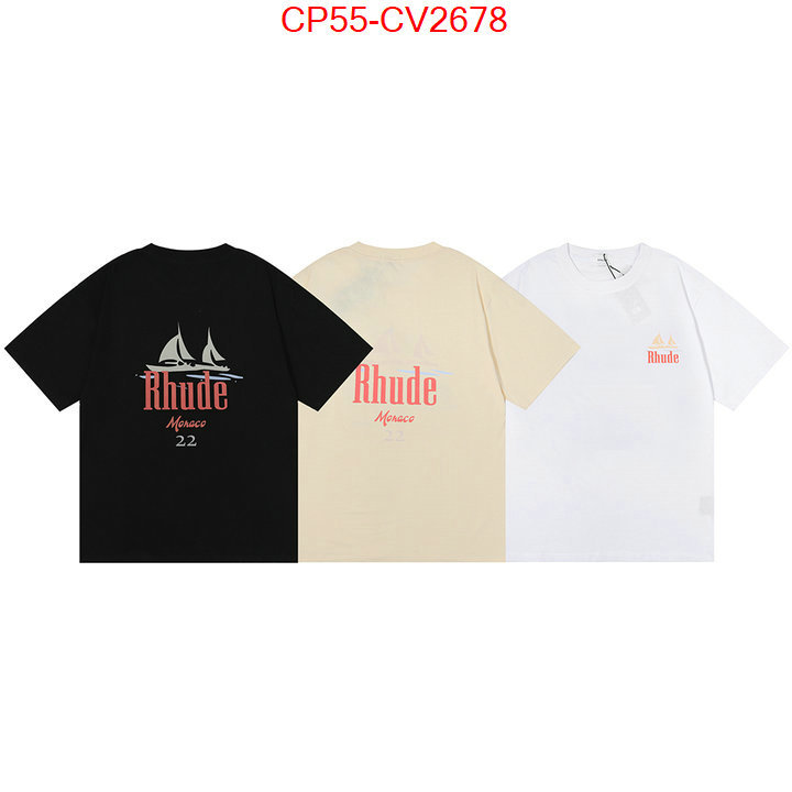 Clothing-Rhude outlet 1:1 replica ID: CV2678 $: 55USD