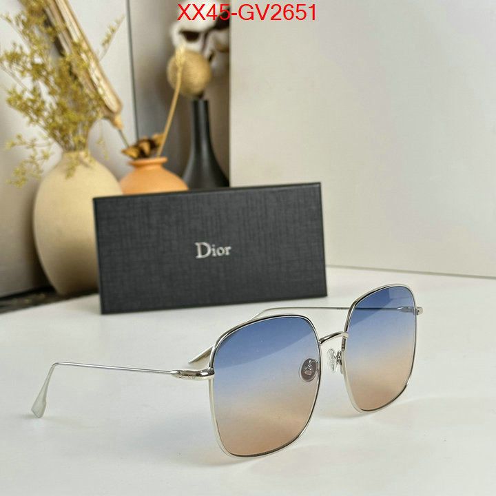 Glasses-Dior where quality designer replica ID: GV2651 $: 45USD