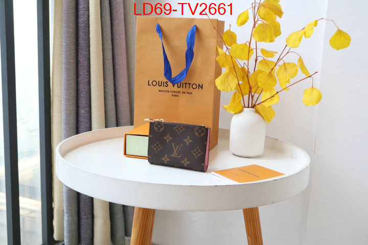 LV Bags(TOP)-Wallet high quality customize ID: TV2661 $: 69USD,