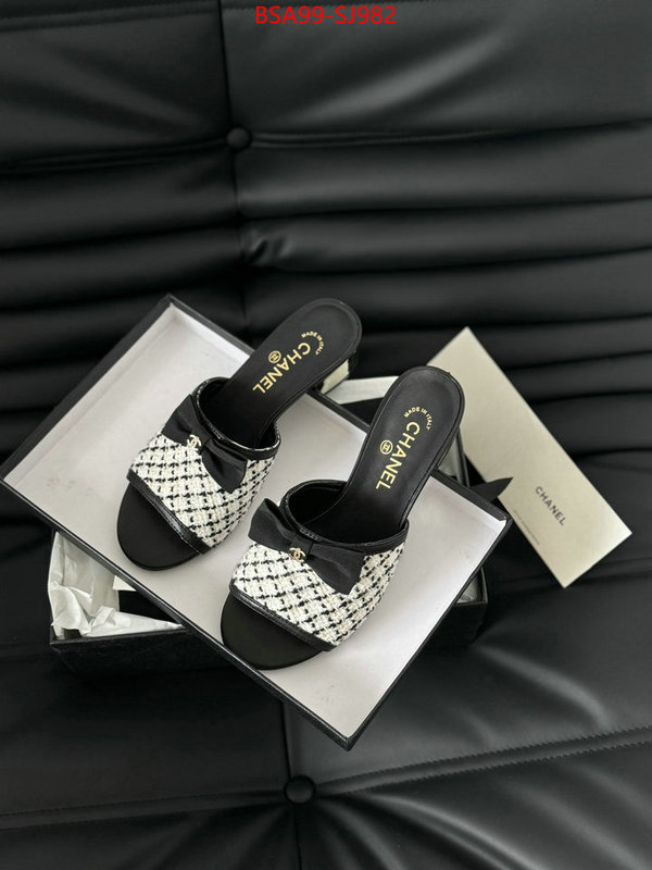 Women Shoes-Chanel high-end designer ID: SJ982 $: 99USD