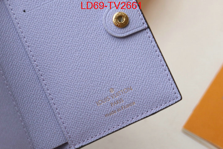 LV Bags(TOP)-Wallet high quality customize ID: TV2661 $: 69USD,