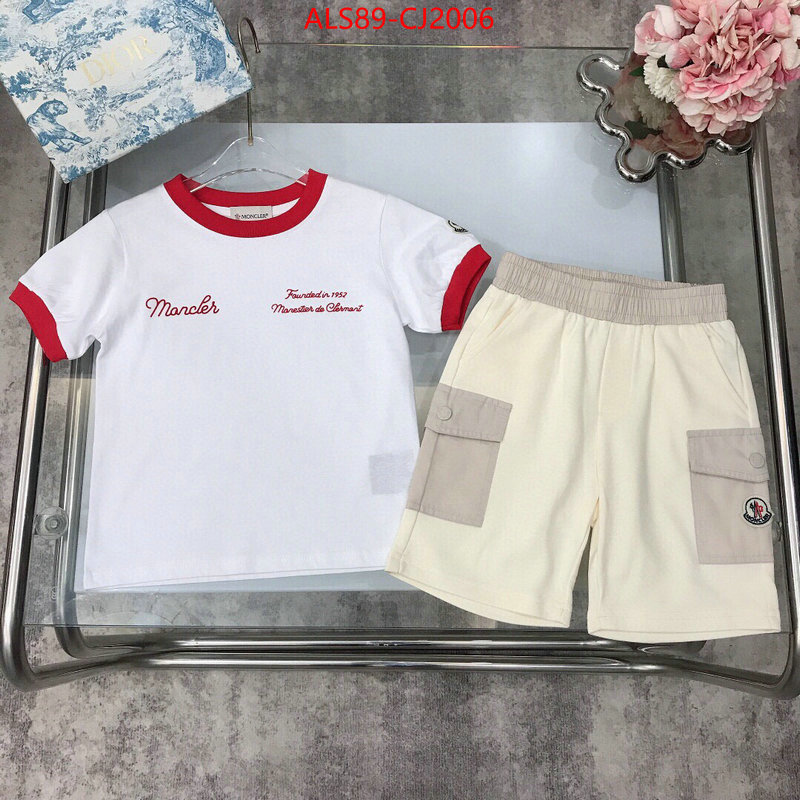 Kids clothing-Moncler online from china designer ID: CJ2006 $: 89USD