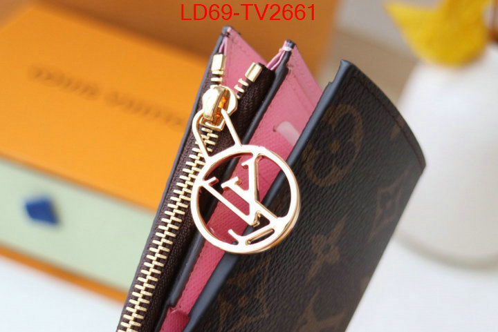 LV Bags(TOP)-Wallet high quality customize ID: TV2661 $: 69USD,