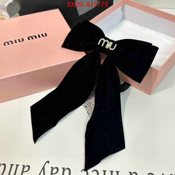 Hair band-MIU MIU buy ID: AJ1779 $: 29USD