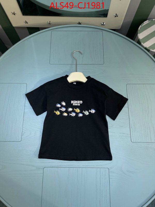 Kids clothing-Kenzo top perfect fake ID: CJ1981 $: 49USD