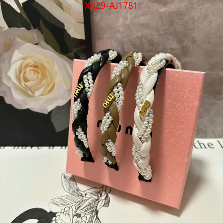 Hair band-MIU MIU replica best ID: AJ1781 $: 29USD